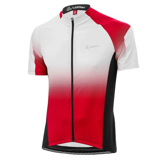 Maillot De Vélo Cyclisme Homme – Réfléchissant, Couleurs Fluos Vert/Jaune/Rouge