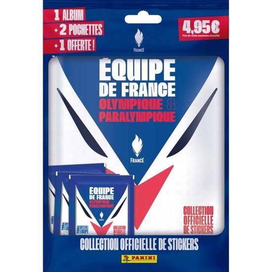 Lot De 10 Pochettes Panini – Equipe De France – Jeux Olympiques Paris 2024 – NEUF