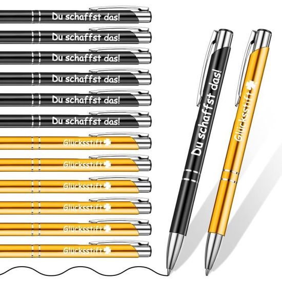 Coffret Cadeau Stylo Bille Et Crayon Rangers FC - Produit Officiel, Encre Noire, Idéal Pour Supporter