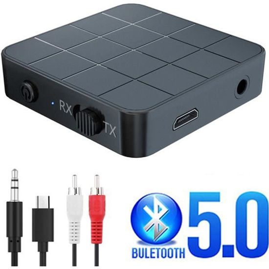 Émetteur et récepteur Bluetooth 2 en 1 - Bluetooth 5.0 - 3,5 MM AUX / RCA -  Émetteur | bol
