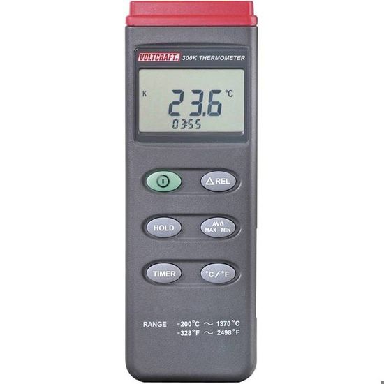 Thermomètre Numérique VOLTCRAFT PL-125-T4 - Mesure -200°C à +1372°C, 4 Canaux, Sondes K/J, Enregistreur Données, USB
