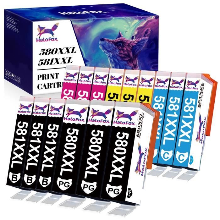 3X Azul FOTOGRÁFICO CLI-581PB XXL Compatibles Cartuchos De Tinta Para For Canon Pixma TS8150 TS8151 TS8152 TS8250 TS8251 TS8252 TS9150 TS9155