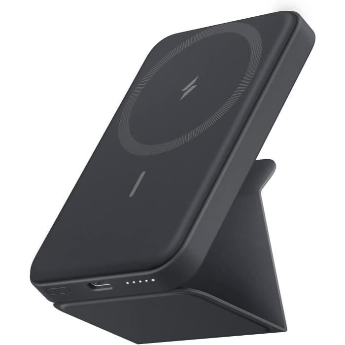 Batterie Externe iPhone Magnétique Pliable Anker 622 (MagGo), Chargeur Portable sans Fil 5 000 mAh avec USB C pour iPhone série 13/1