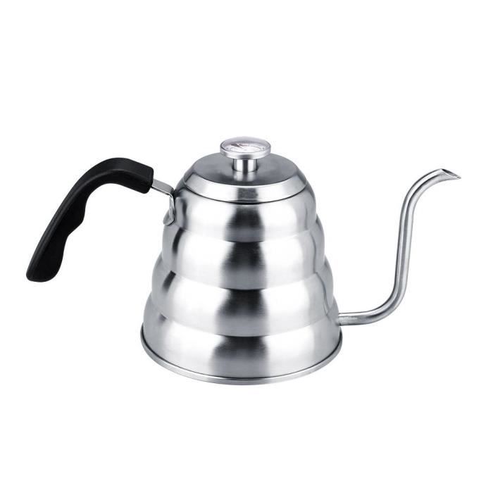 1.2L verser théière de bouilloire à col cygne café maison 304 en acier inoxydable-BOE
