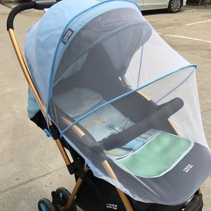 【moustiquaire】Moustiquaire pour poussette pour bébé, couverture anti-insectes complète, chariot pour enfants, filet pliable pour