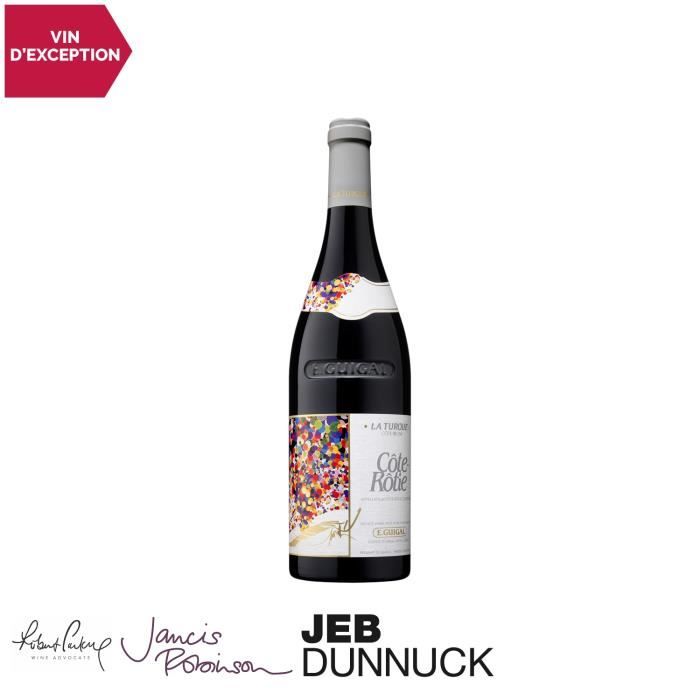 Côte Rôtie La Turque Rouge 2016 - 75cl - Maison Guigal - Vin AOC Rouge de la Vallée du Rhône - 18+-20 Jancis Robinson - Cépages