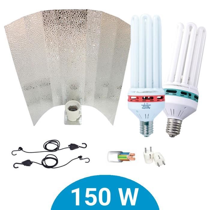 Kit lampe 150W CFL Agrolite Croissance + Floraison + Stucco