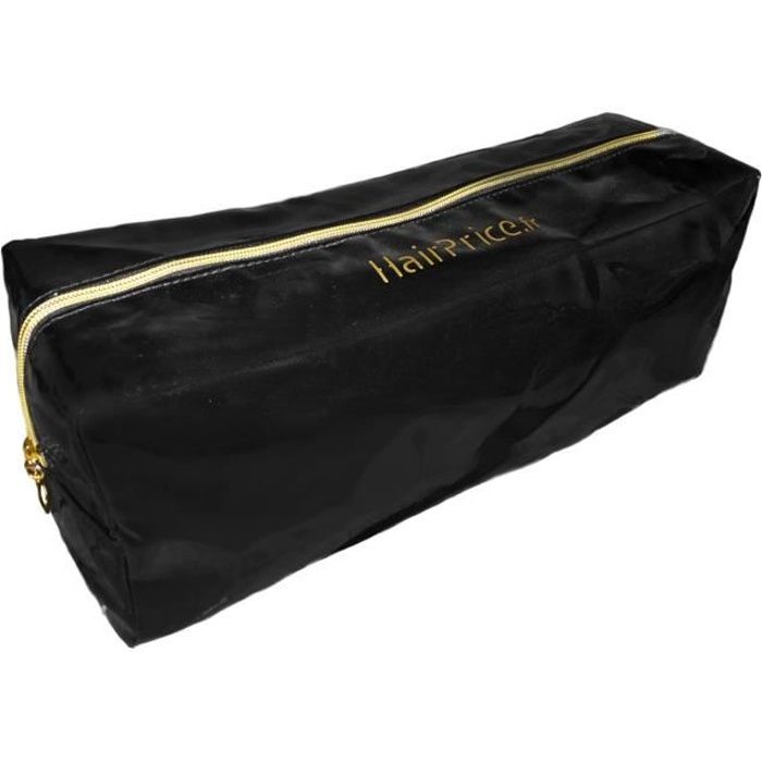Hairprice - Trousse Glossy Noire De Rangement Pour Fer à Lisser Steampod L'oreal Rowenta Pour Vos Déplacement Et Voyage