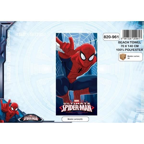 Drap de plage Microfibre Spiderman