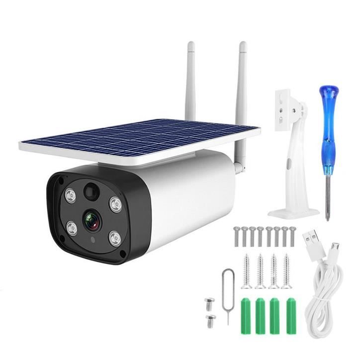 4G 1080P 5W énergie solaire IP67 IR-CUT Starlight caméra de vision nocturne caméra couleur extérieure (bande européenne)-CHE
