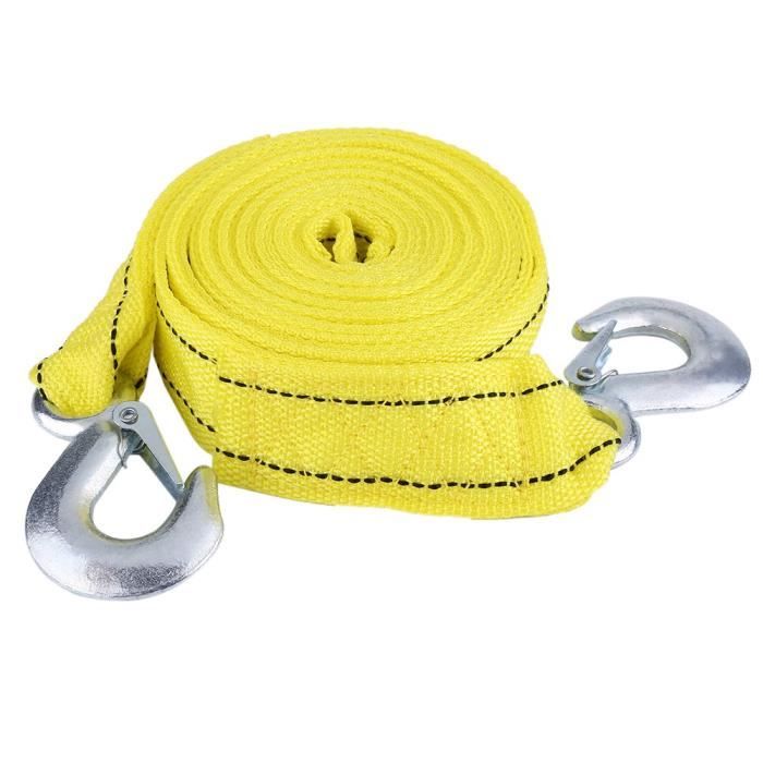 Cuque sangle de remorquage Câble de remorquage de sangle de corde de remorquage de remorque de voiture de 5 tonnes de charge de 4