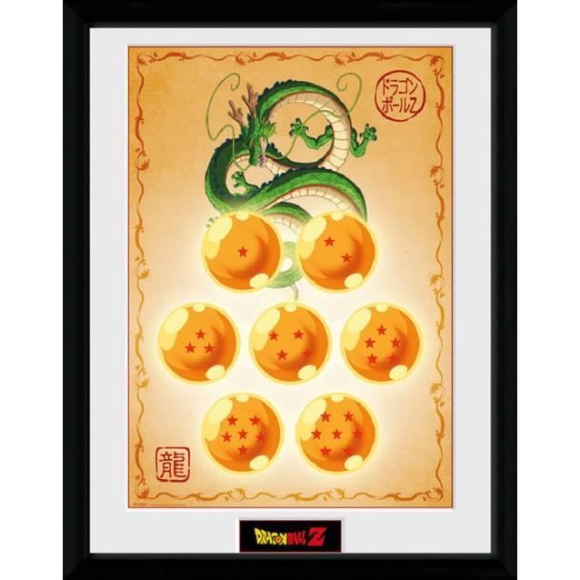 Dragonball Z poster encadré Dragon Balls