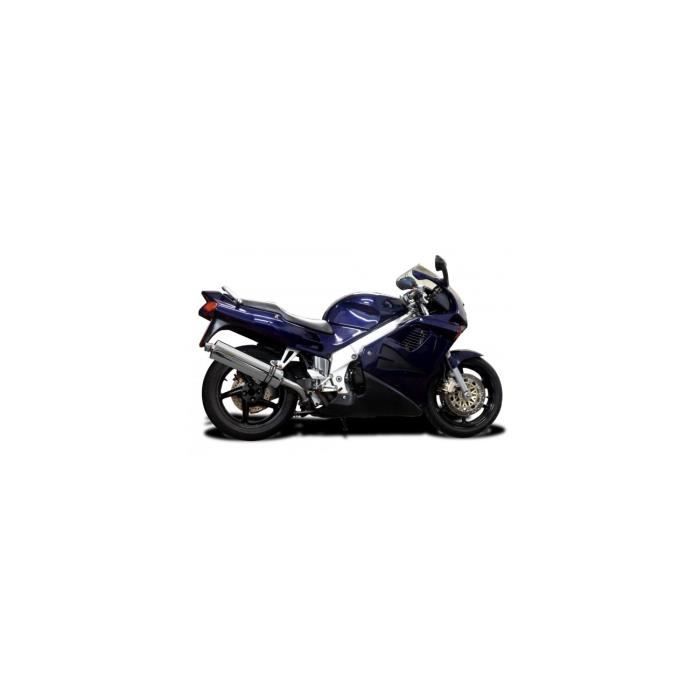 HONDA 750 VFR RC36 -94/97- SILENCIEUX ECHAPPEMENT OVALE INOX 450 mm -DELK