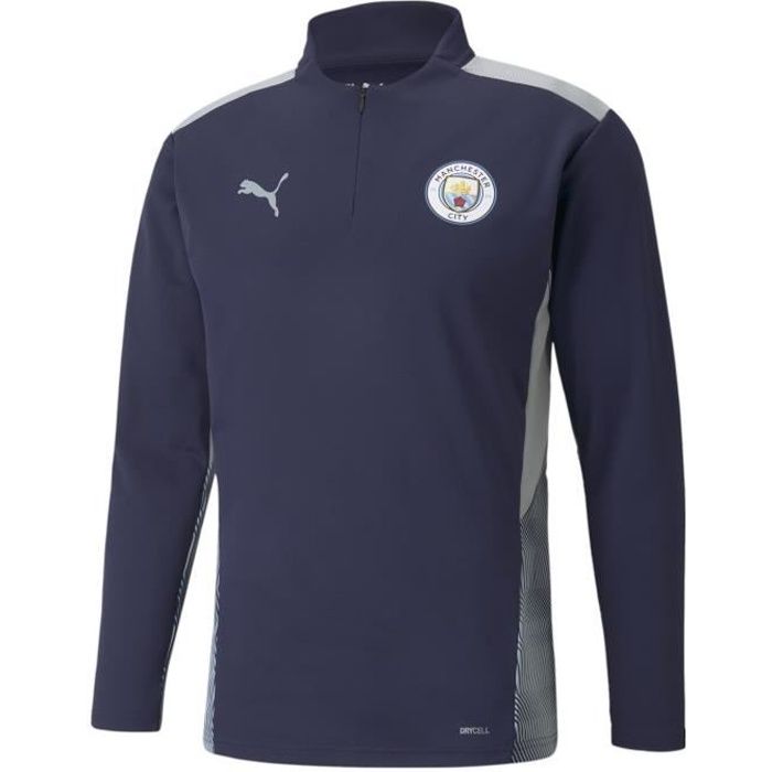 Sweatshirt Manchester City Training 2021/22 - bleu marine/gris clair - S