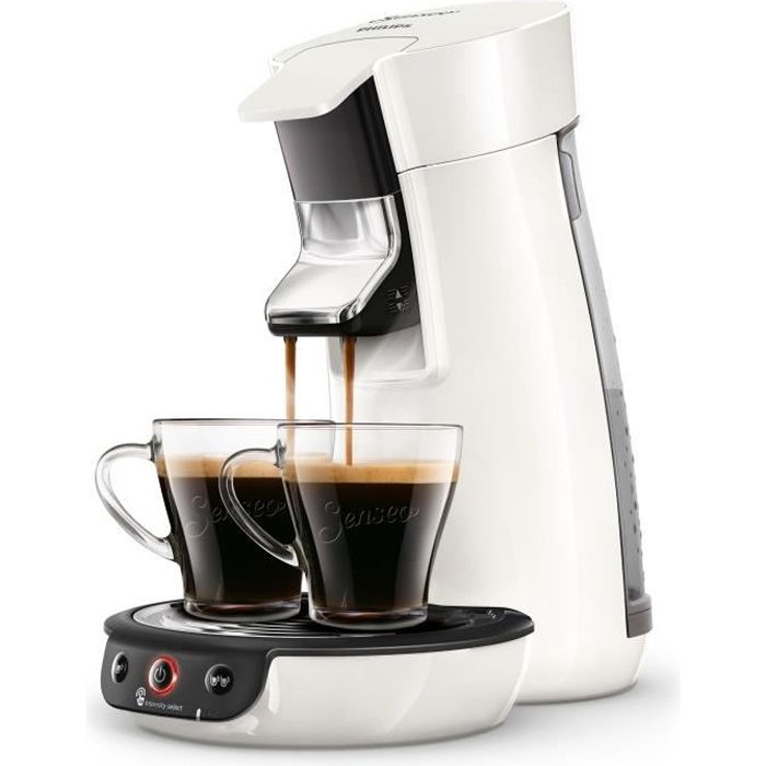 PHILIPS SENSEO VIVA HD6563/01 Machine à café dosette - Blanche