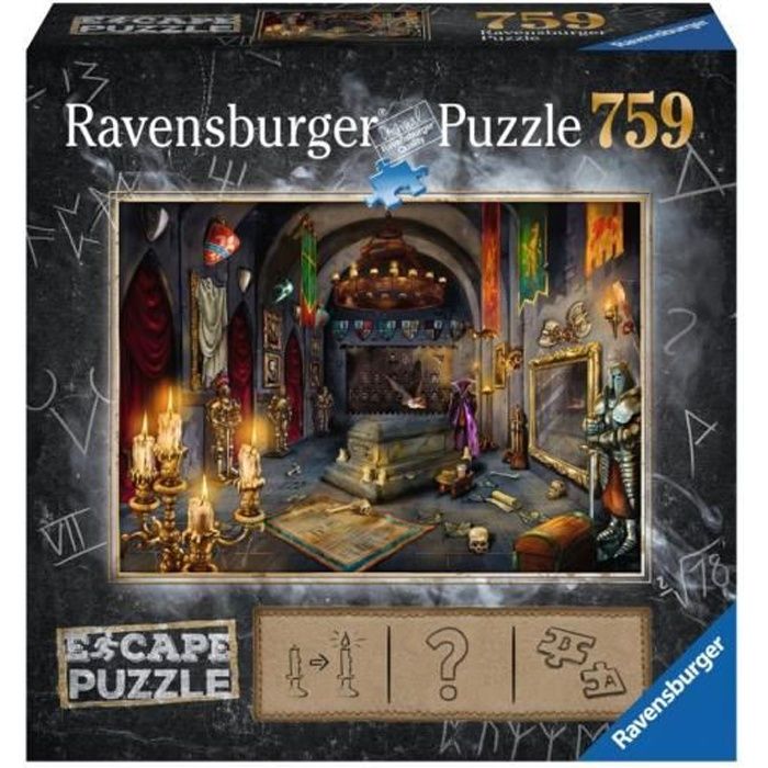 Escape puzzle 759 pièces- La chambre du vampire