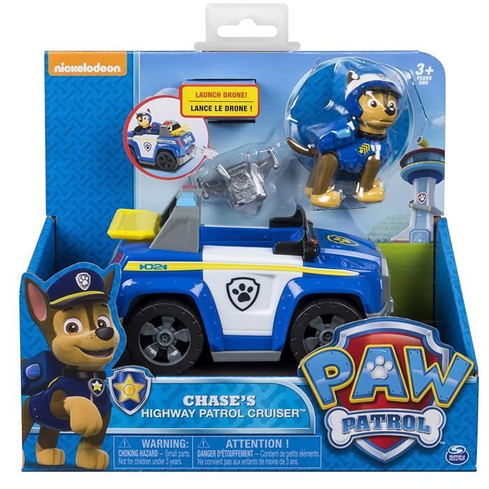 Véhicule de croiseur de police de route de Chase Patrol Chase avec la figure