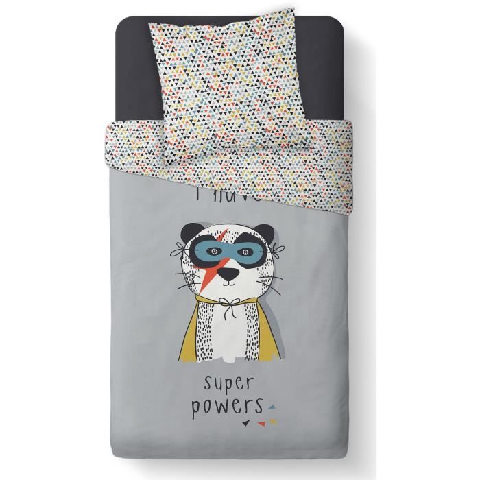 TODAY Parure de couette Powers - Coton - 140 x 200 cm