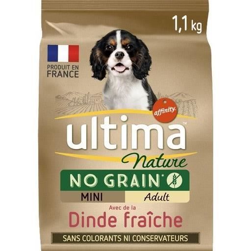 ULTIMA Croquettes à la dinde pour chiens - 1,1 kg