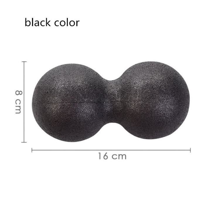 YELLOW -Boule de Massage de cacahuètes à libération myofasciale, rouleau de Massage pour Fascia, Pilates, Yoga, équipement d'exercic