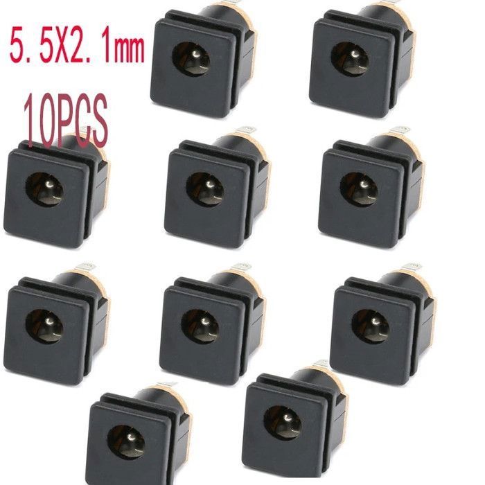 DMiotech 10 Pezzi Connettore Presa Femmina Micro USBs 5 Pin