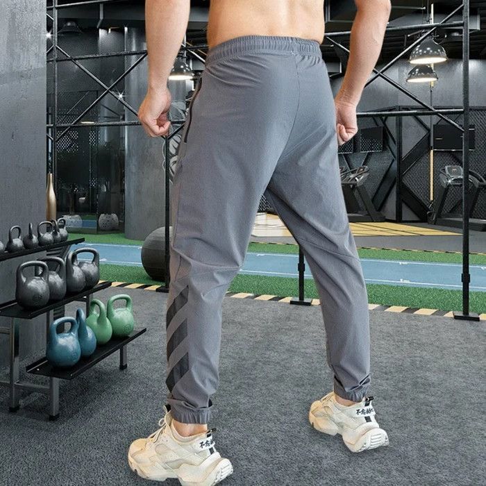 Pantalon Jogging Homme Slim Fit - Pantalon Sport Musculation Fitness Avec Poches Zippées - Confortable Et Chaud