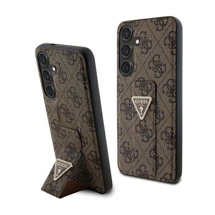 Coque de téléphone Guess Grip Stand 4G Samsung Galaxy S24 Sangle support