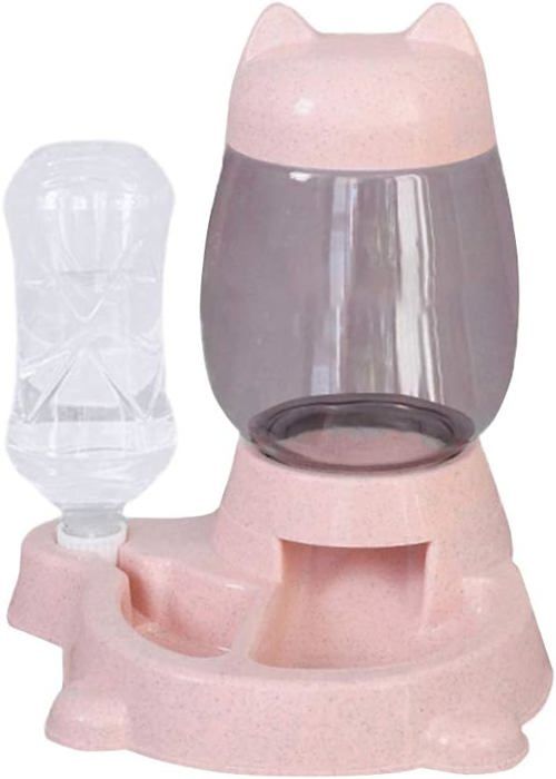 Meilleurs prix pour Distributeur automatique d'eau et de croquettes pour chien et chat, solution pratique pour l'alimentation