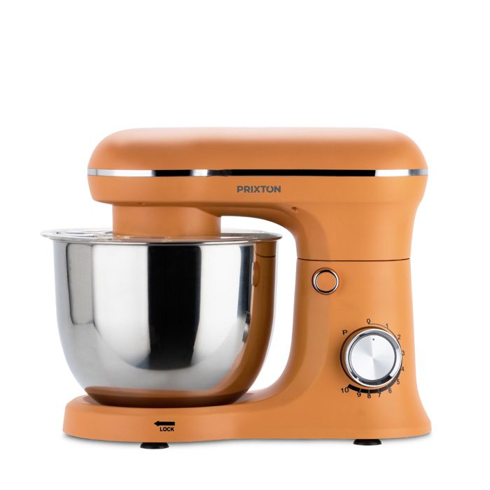 Robot P&acirc;tissier PRIXTON KR250 Multifonctions 5 litres 1500W 10 Vitesses 3 accessoires Matte Orange