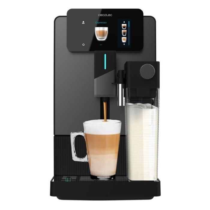 Cafetière superautomatique Cecotec Cremmaet Latte Touch — 19 bars Thermoblock 12 boissons eau 11L & lait 400ml - Cecotec