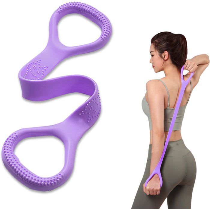 Figure 8 Bande de résistance élastique pour bras dos épaules exercices de fitness pieds jambes mains ELASTIQUE DE RESISTANCE Figure 8 Bande de résistance élastique pour bras dos épaules exercices de fitness pieds jambes mains ELASTIQUE DE RESISTANCE