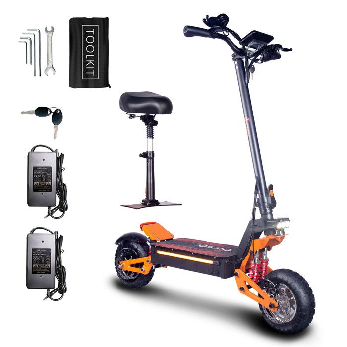 Scooter Adulte Pliant Aluminium 100kg - Frein Disque, Guidon Réglable - CYGJDWAQ