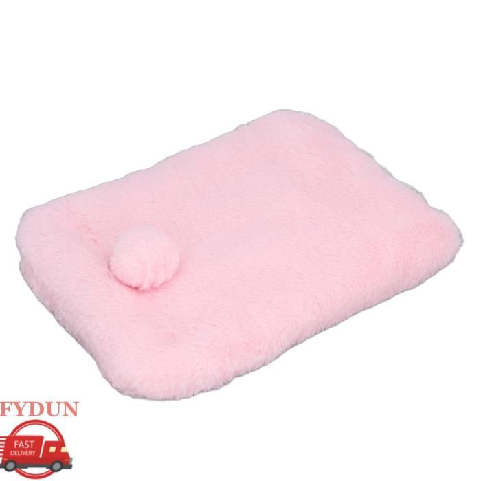 FYDUN Coussin en peluche pour animaux de compagnie Tapis En Peluche Doux Et Chaud Pour Chien Grand Tapis De animalerie sac Rose L
