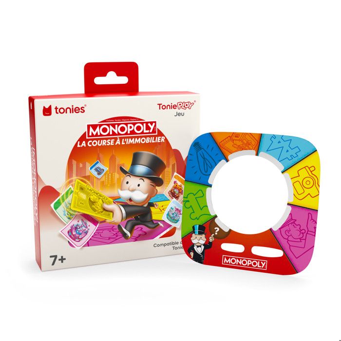 Jeu Tonieplay - TONIES® - La course à limmobilier - Monopoly - Compatible Toniebox 2 - 7 ans+