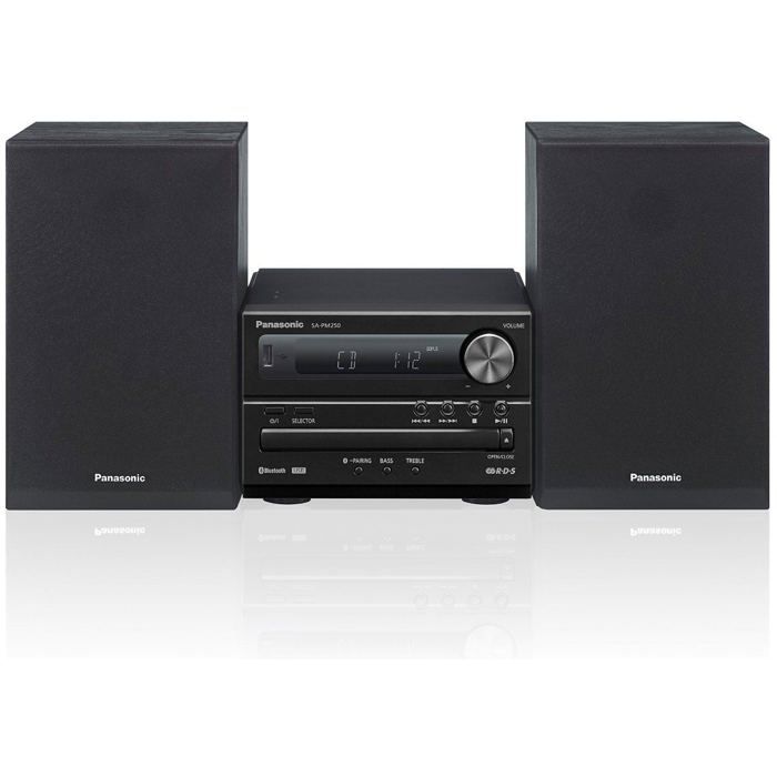 Micro système HiFi Panasonic Jusquà CD DA MP3 CD MP3 CD CD R CD RW Radio FM avec RDS Maison