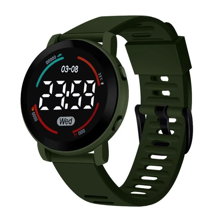 Bracelet Montre En Cuir Véritable - 12 à 24mm Unisexe Homme Femme Enfant