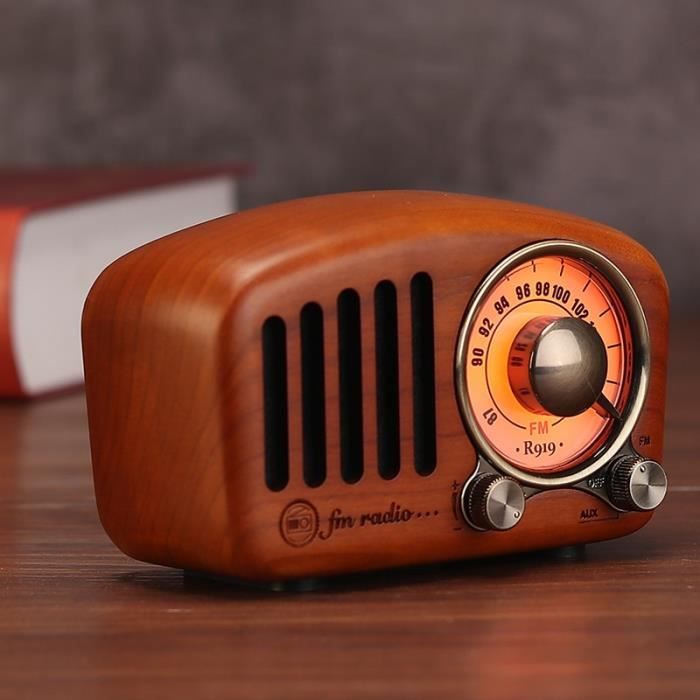Enceinte JVC SP-UX2000RGD Vintage 20W – Bois Cerisier – Avec Câbles – Occasion