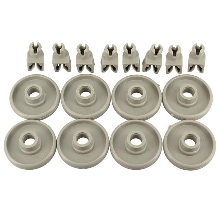 Roulettes panier inferieur par 8 pour Lave-vaisselle Electrolux