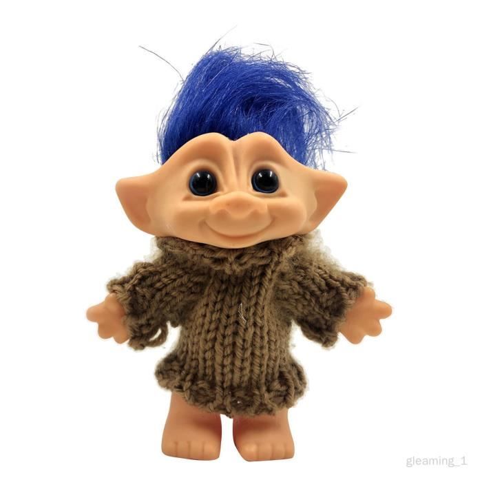 Poup es Troll Chanceuses Cheveux Color s W V tements Figurines
