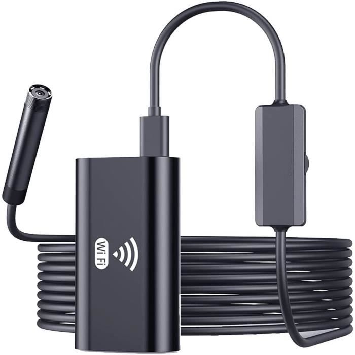 Caméra Endoscope WiFi Objectif 8 Mm HD720P Endoscope sans Fil pour
