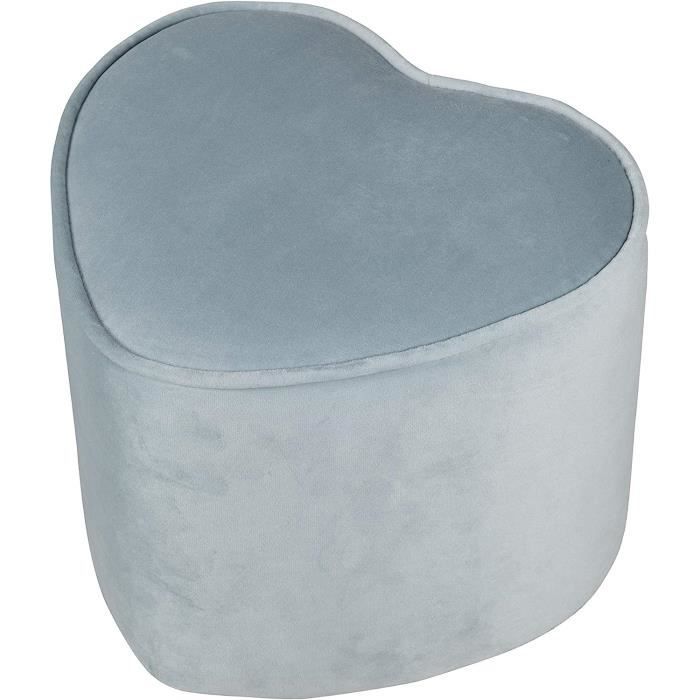 MISIOO Pouf Salon 68x45cm - Pouf Chambre Élégant et Confortable - Doux et Résistant pour Décoration Intérieure - Idéal pour la Chambre d'enfant
