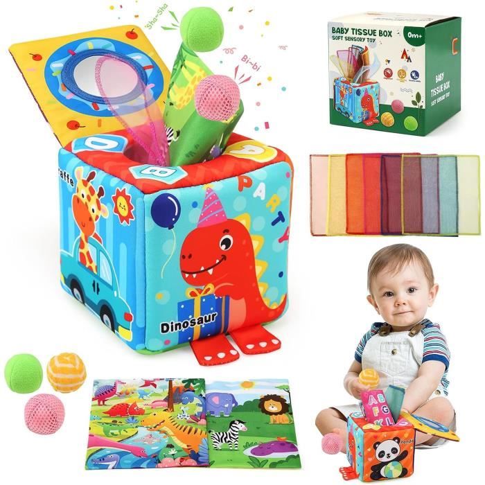 Toyzey Jouet Bebe 0-6 Mois Jeux Montessori pour Bébé 0-6 Mois Cadeau  Nouveauné G