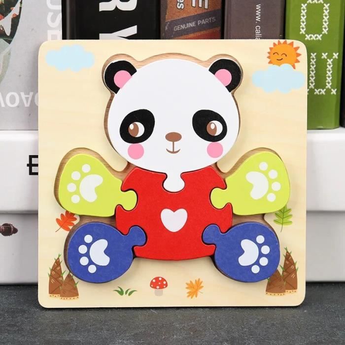 Jouet montessori 1 2 3 ans en bois - jeu éducatif animaux