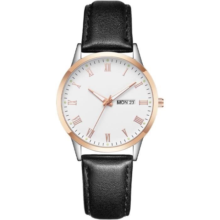 Montre Femme Softech Noir Et Citron - Occasion, état Fonctionnel Vérifié