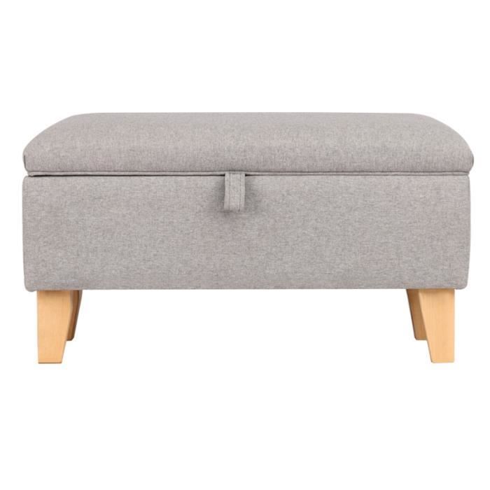 Tabouret Pouf Banc Avec Coffre De Rangement Pour Salon Chambre