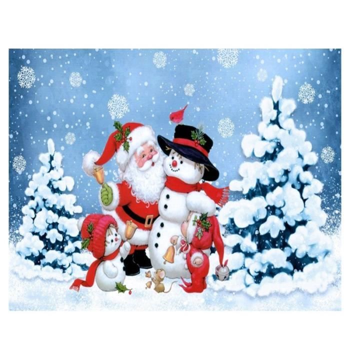 Peinture de diamant en forme de bonhomme de neige - Achat / Vente peinture  3d - gel Peinture de diamant en form - Cdiscount