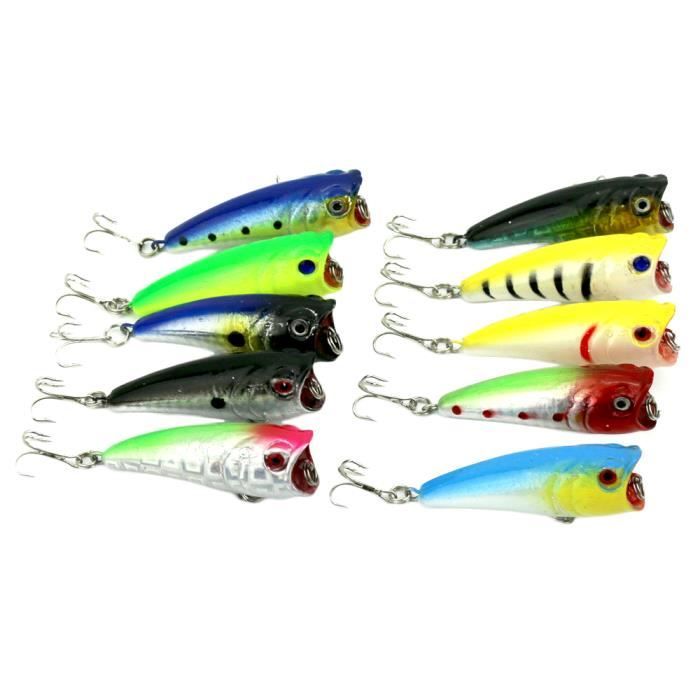 1/5 pièces Popper Topwater leurre de pêche artificiel Popper filature