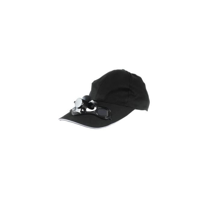 Casquette Baseball Avec Ventilateur USB – Protection UV, Respirante Et Légère | Parfaite Pour Sport Et Plage | Bord Long Et Réglable