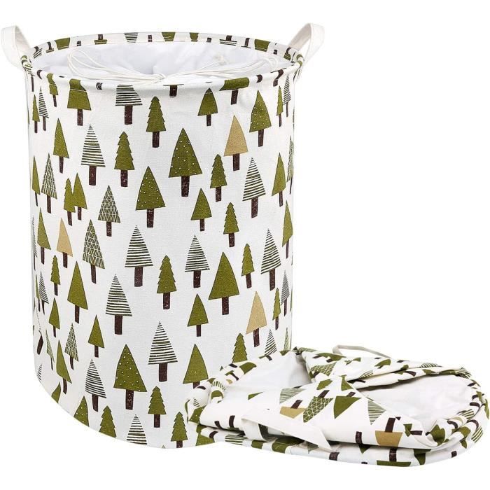 Panier à Linge Pliable DOKEHOM 20 Pouces - Housse Avec Cordon De Serrage - Gris étoile, Grande Capacité - 8
