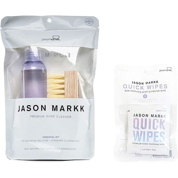 Jason Markk Unisex Premium Shoe Cleaning Kit Repellent Brush for Sneakers 